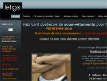 Tablet Screenshot of letiga.com